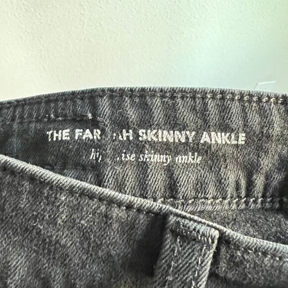 AG Adriano Goldschmied Farrah Skinny Ankle Jeans Women's 24 Distressed Mid Rise - Picture 6 of 7